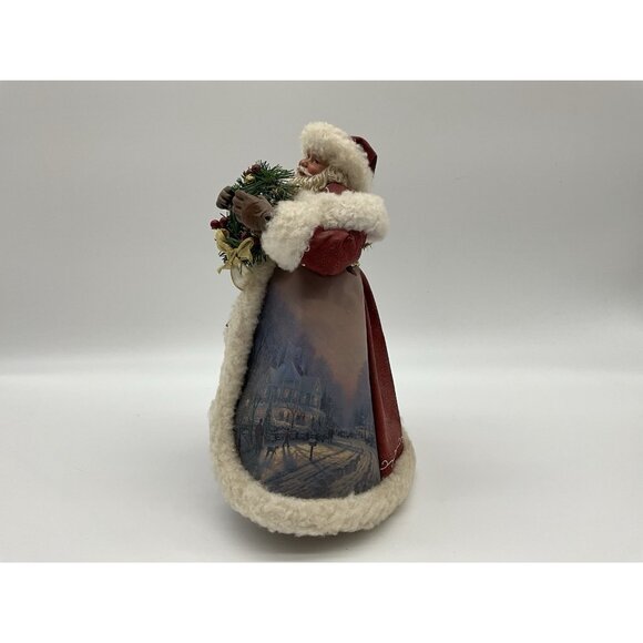 Thomas Kinkade Old World "Christmas Journey's End" 8" Santa Claus Figurine [B17] - Picture 8 of 16